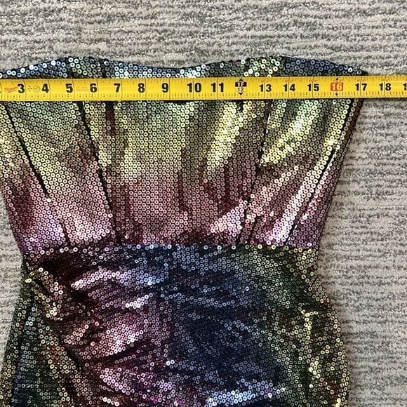 NWT The New Arrivals by ILKYAZ OZEL Isla Blue Jade Bustier Dress EU 38/Medium - Picture 10 of 16